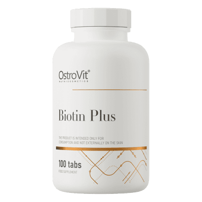 OstroVit Biotin Plus 100 tabs for healthy hair, skin, and nails