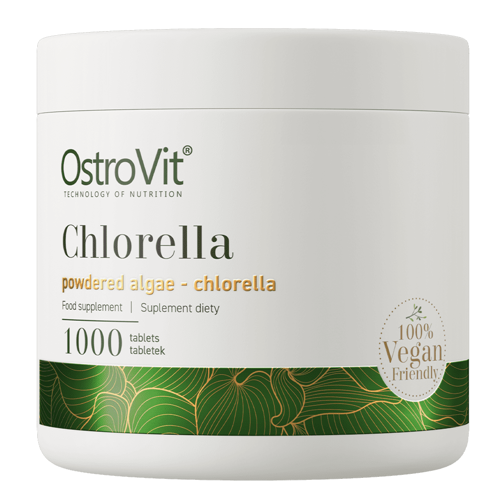 OstroVit Chlorella VEGE 1000 таблеток OstroVit Chlorella VEGE 1000 таблеток — натуральный источник хлореллы, детокс и поддержка иммунитета