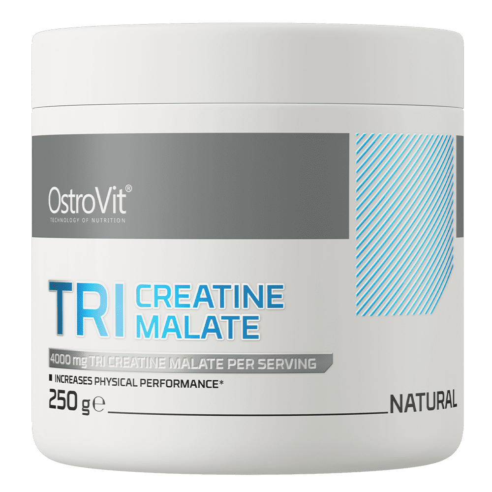 OstroVit Creatine Malate 250 g naturaalne OstroVit Creatine Malate 250 g naturaalne – kreatiin jõu ja taastumise jaoks