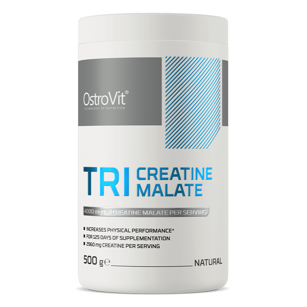 OstroVit Creatine Malate 500 g naturaalne OstroVit Creatine Malate 500 g naturaalne – kreatiin jõu ja taastumise jaoks