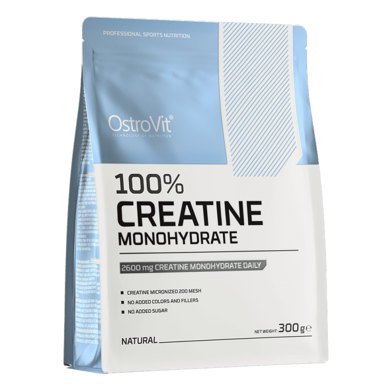 OstroVit Creatine Monohydrate 300 g naturaalne toetab lihasjõudu, parandab sooritusvõimet ja kiirendab taastumist treeningu järel.