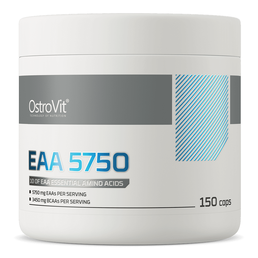 OstroVit EAA 5750 mg kapslid OstroVit EAA 5750 mg 150 kapslit essentsiaalsete aminohapete jaoks