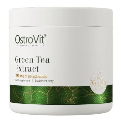 OstroVit Green Tea Extract 100g – Antioxidant and Metabolism Support Supplement