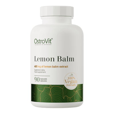 OstroVit Lemon Balm VEGE 90 kapslit – looduslik tugi lõõgastuseks ja une parandamiseks