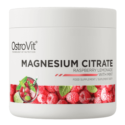 OstroVit Magnesium Citrate 200g Малина-Лимонад с мятой купить в Эстонии