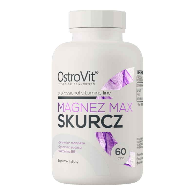 OstroVit Magnesium Max Cramp – magneesium, kaalium, lihaste tugi