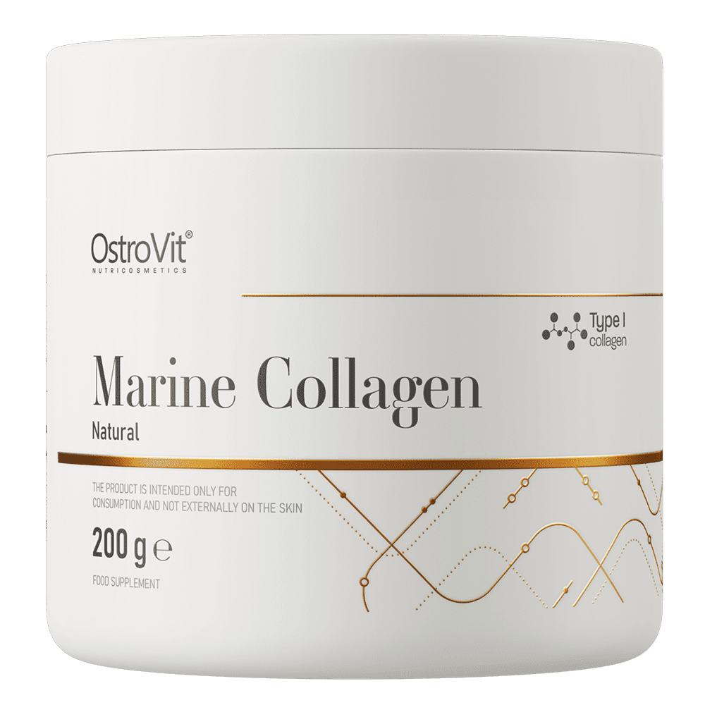 OstroVit Marine Collagen 200 g naturaalne OstroVit Marine Collagen 200 g naturaalne – kollageen ilu ja liigeste jaoks