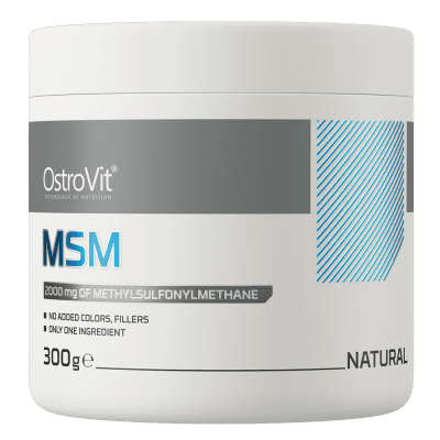 OstroVit MSM 300 g for joint, cartilage, and connective tissue support