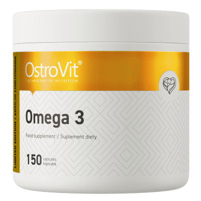 OstroVit Omega 3 150 kapslit – toidulisand südamele ja ajule