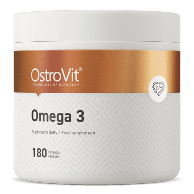 OstroVit Omega 3 180 kapslit – toidulisand südamele ja ajule