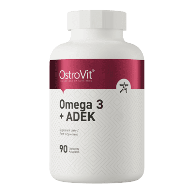 OstroVit Omega 3 + ADEK 90 caps for heart, brain, and immune support
