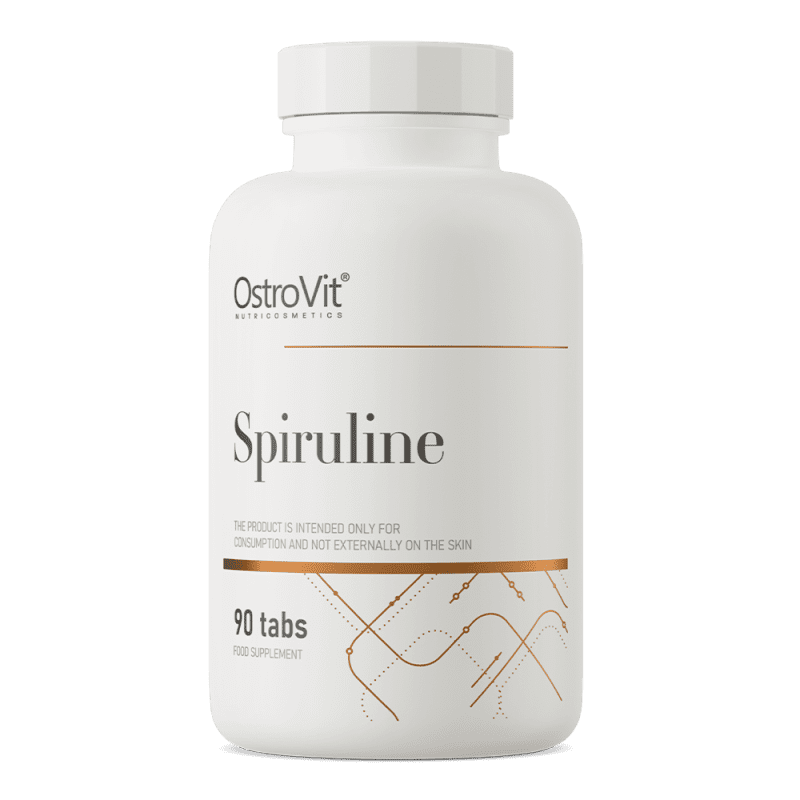 OstroVit Spiruline 90 tabl – spirulina kapslid immuunsusele ja nahahooldusele