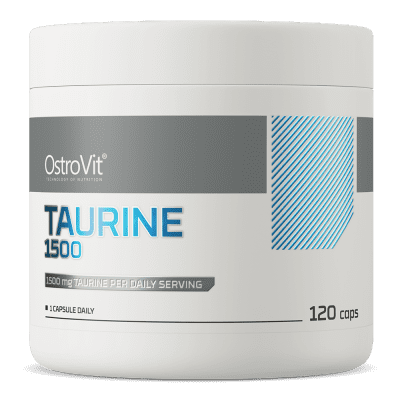 OstroVit Taurine 1500mg 120 Capsules – Energy and Recovery Support Supplement