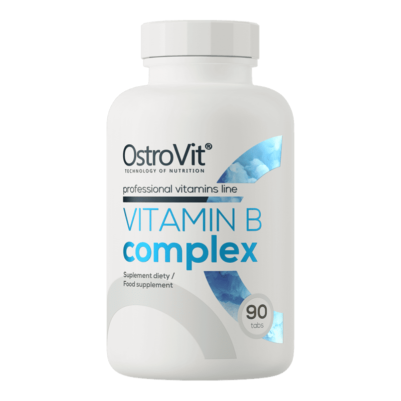 OstroVit Vitamin B Complex 90 tabletti – B-vitamiinid energia ja heaolu jaoks