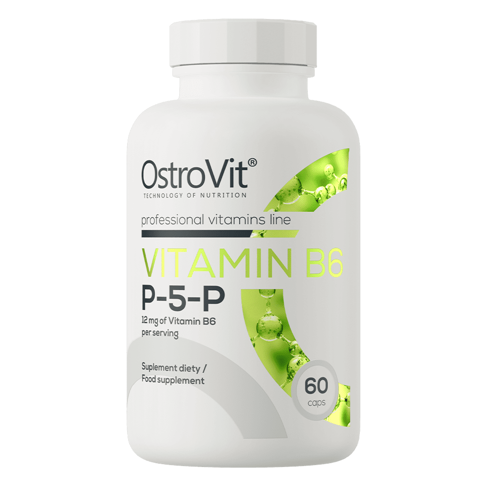 OstroVit Vitamin B6 P-5-P 60 caps OstroVit Vitamin B6 P-5-P 60 caps for energy metabolism and nervous system support