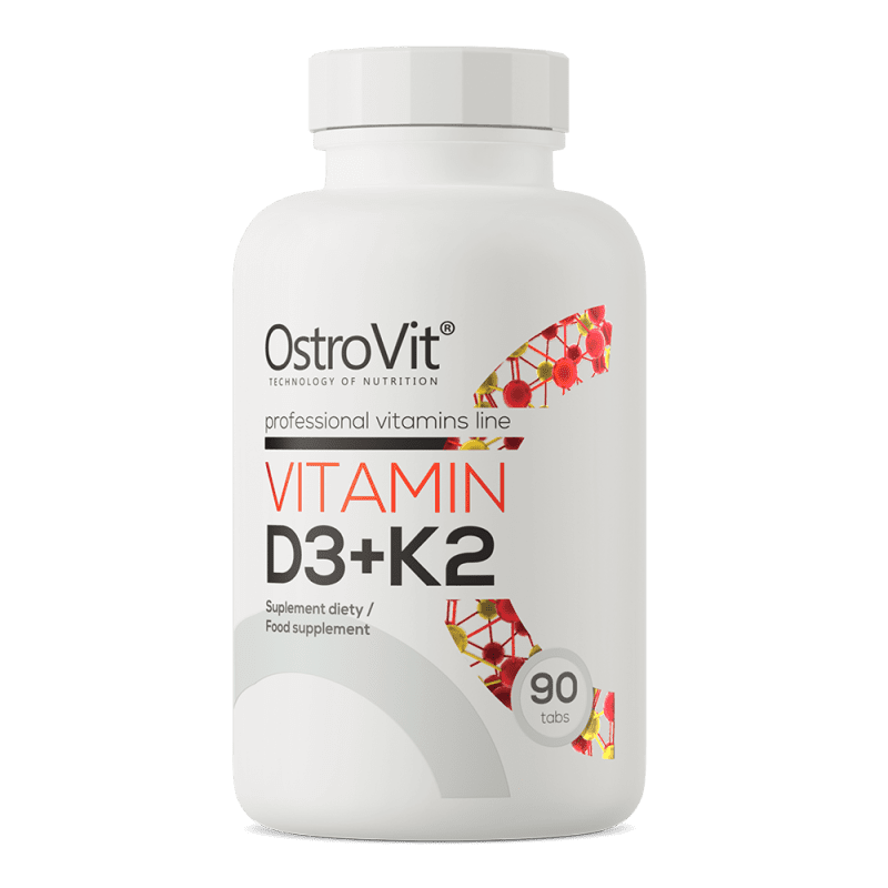 OstroVit Vitamin D3 + K2 90 tabletti – tugi luudele ja immuunsusele