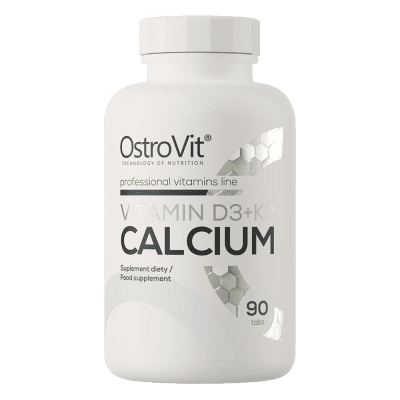 OstroVit Vitamin D3 + K2 + Кальций 90 таб — здоровье костей и иммунная поддержка