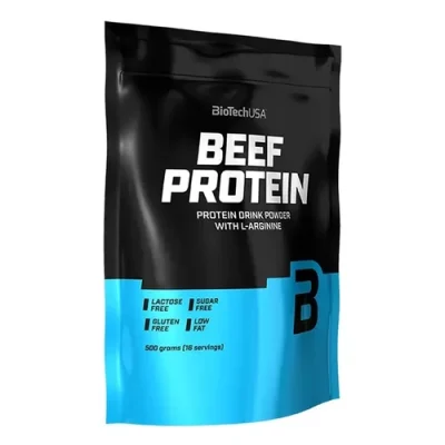BIOTECHUSA Beef Protein 500g Vanilla-Cinnamon – meat-based protein for muscle growth