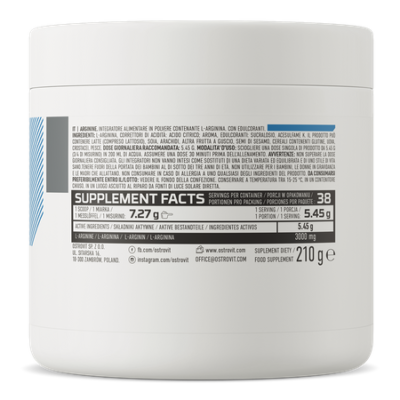 OstroVit Arginine 210g