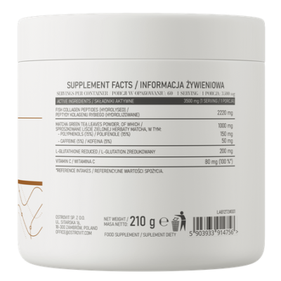 Collagen + Matcha 210 g natural