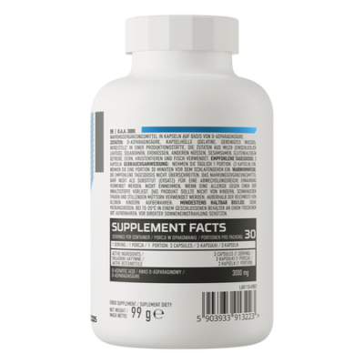 D.A.A 3000 mg 90 capsules