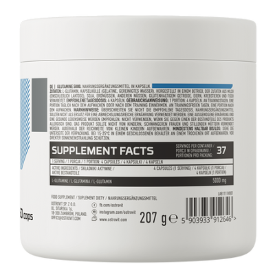 OstroVit Glutamine 5000mg 150caps