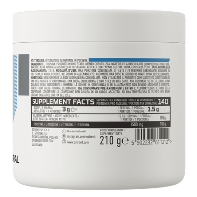 Tyrosine 210 g natural