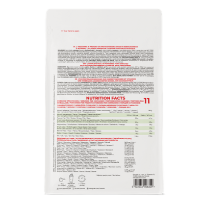 Vegan Meal Shake 1000 g strawberry Vegan blend to prepare shake; contains protein, vitamins and minerals