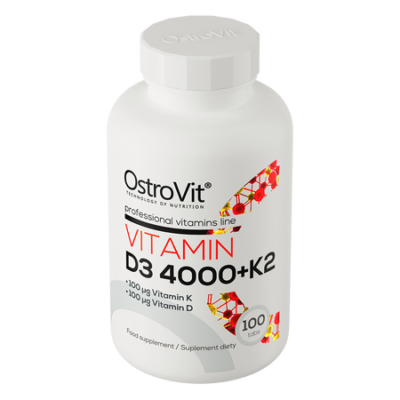 Vitamin D3 4000 IU + K2 100 tablets