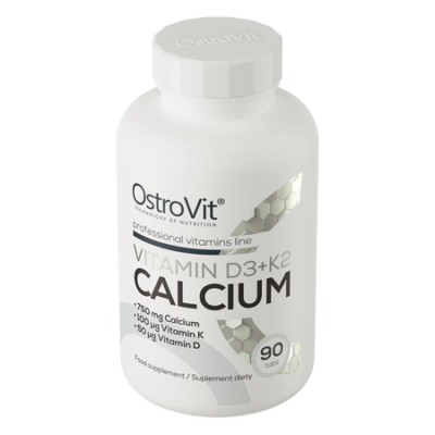 Vitamin D3 + K2 + Calcium 90 tablets