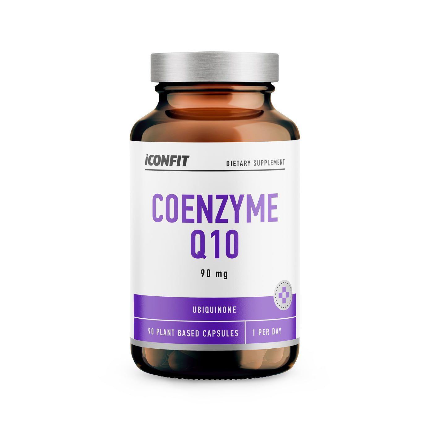 ICONFIT Coenzyme Q10 kapslid – 90 tk antioksüdantne tugi ICONFIT Coenzyme Q10 N90 – kapslid rakuenergia ja südame jaoks