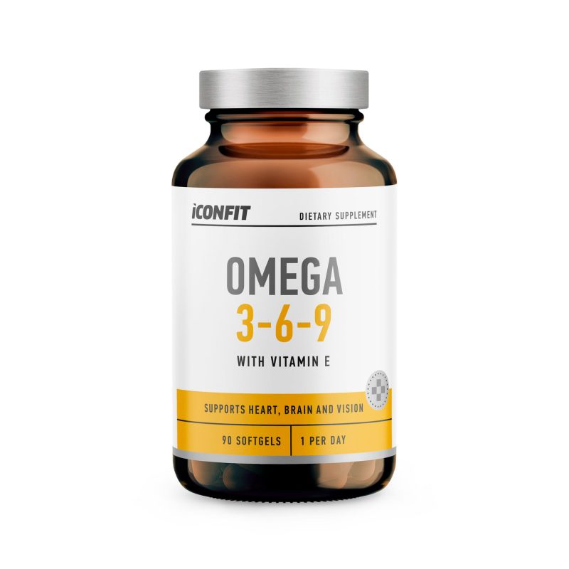 ICONFIT Omega 3-6-9 kapslid – südame ja aju tervise toetamiseks