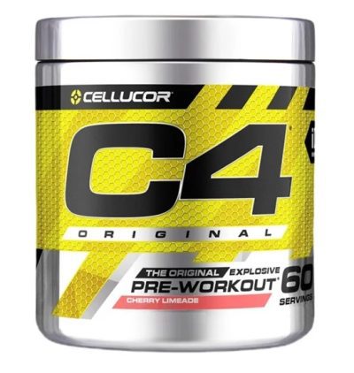 C4 Original Pre-Workout 60serv Cherry Limeade – Explosive Energy and Endurance Supplement
