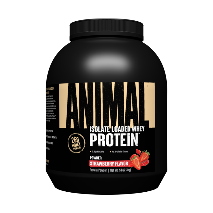 Universal Animal Whey Isolate Loaded 2.3kg Maasikas valgupulber