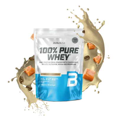 BIOTECHUSA 100% PURE WHEY 454g Karamelli cappuccino