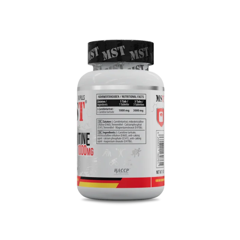 MST L-Carnitine 1000mg 90tabs