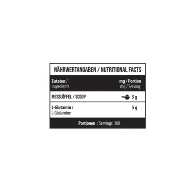 MST L-Glutamine RAW 500g Unflavored