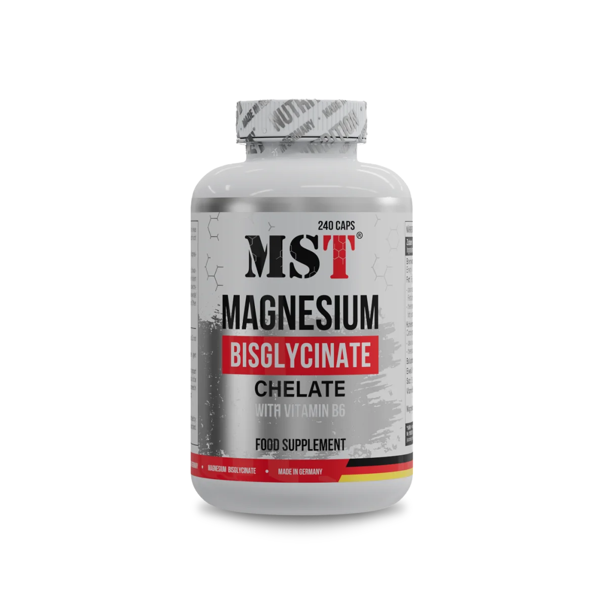 MST Magnesium Chelate 240 Caps – Muscle & Nerve Support MST Magnesium Chelate 240 Caps