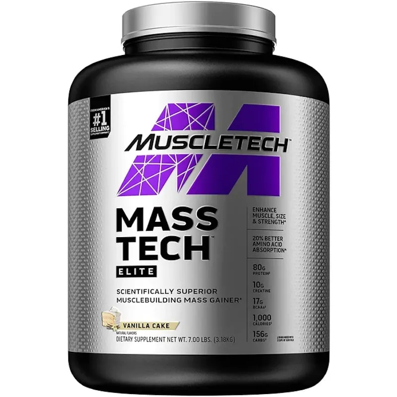 MuscleTech Mass Tech 3.2kg Vanill massilisaja