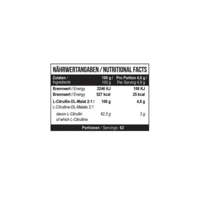 MST Citrulline RAW 300g