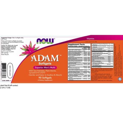 NOW Adam Male Multivitamin 90caps