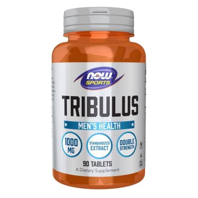 NOW Tribulus 1000mg 90 Tabs supplement for testosterone and vitality support