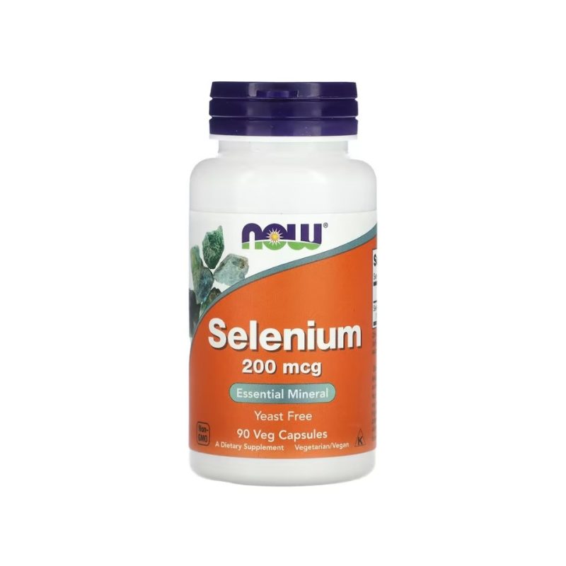 NOW Selenium 200mcg 90 kapslit mineraal