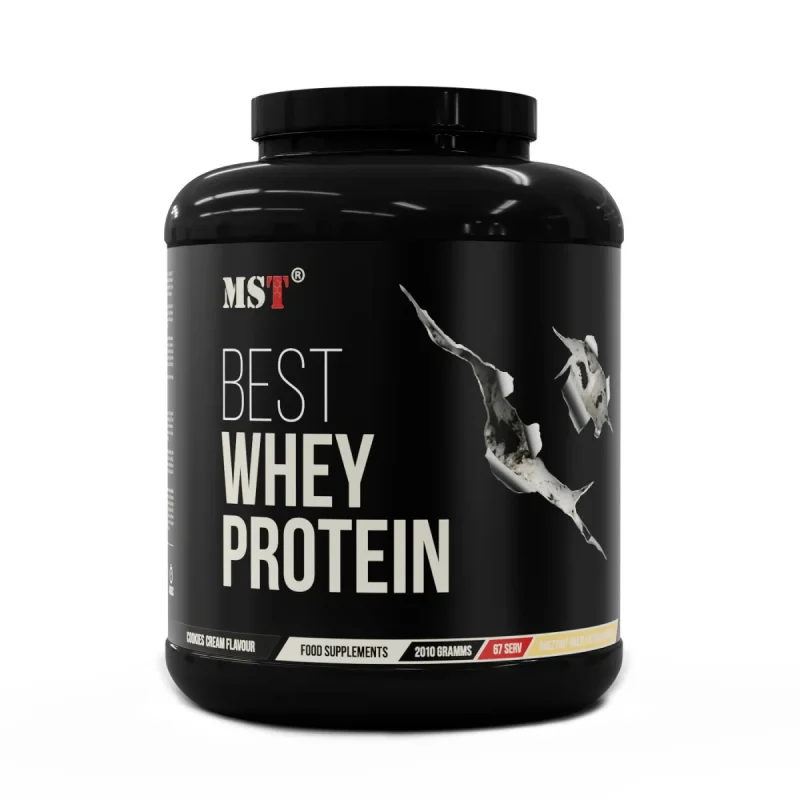MST Protein Best Whey + Enzymes 2010g küpsised ja kreem valgupulber