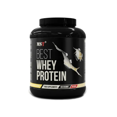 MST Protein Best Whey + Enzymes 900g Банановый йогурт – протеин с ферментами для спортсменов