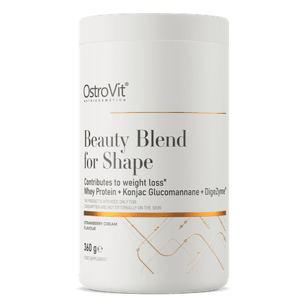 OstroVit Beauty Blend for Shape 360g — kreemjas maasikas, kompleks figuurile