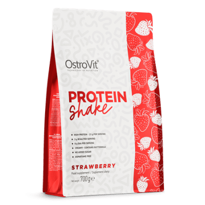 OstroVit Protein Shake 700g Strawberry – high-quality protein powder