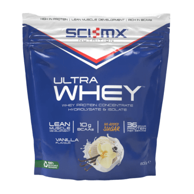 Sci-Mx Ultra Whey 2kg Vanilla for muscle growth and recovery