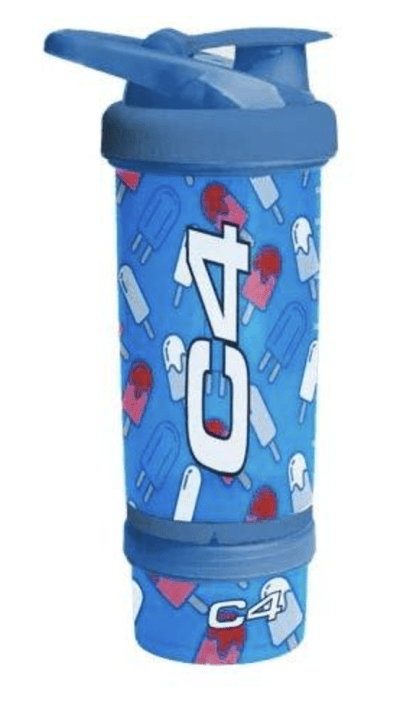 Cellucor C4 Protein Shaker 600ml Blue – Leak-Proof Shaker for Protein Mixing