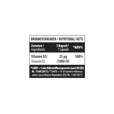 D3 1000 IU 120 softgels